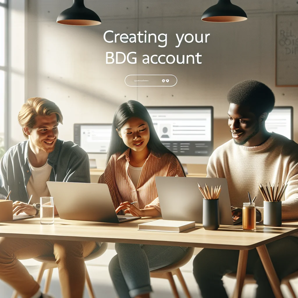 Creating Your Bdg Account