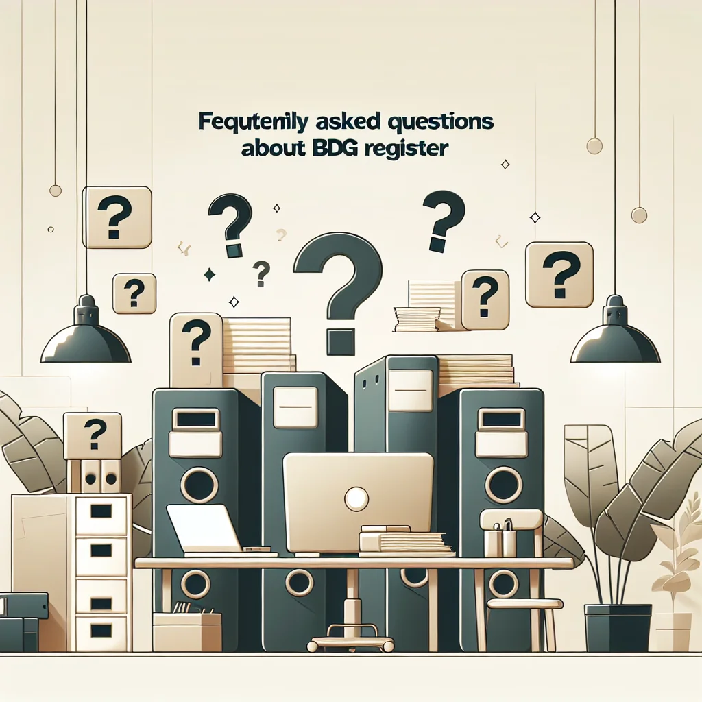 Frequently asked questions about Bdg Register